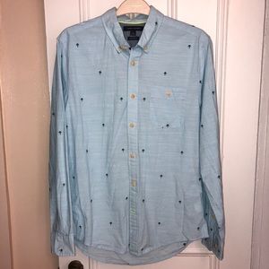 🌴 NWT Tommy Hilfiger palm tree button down shirt